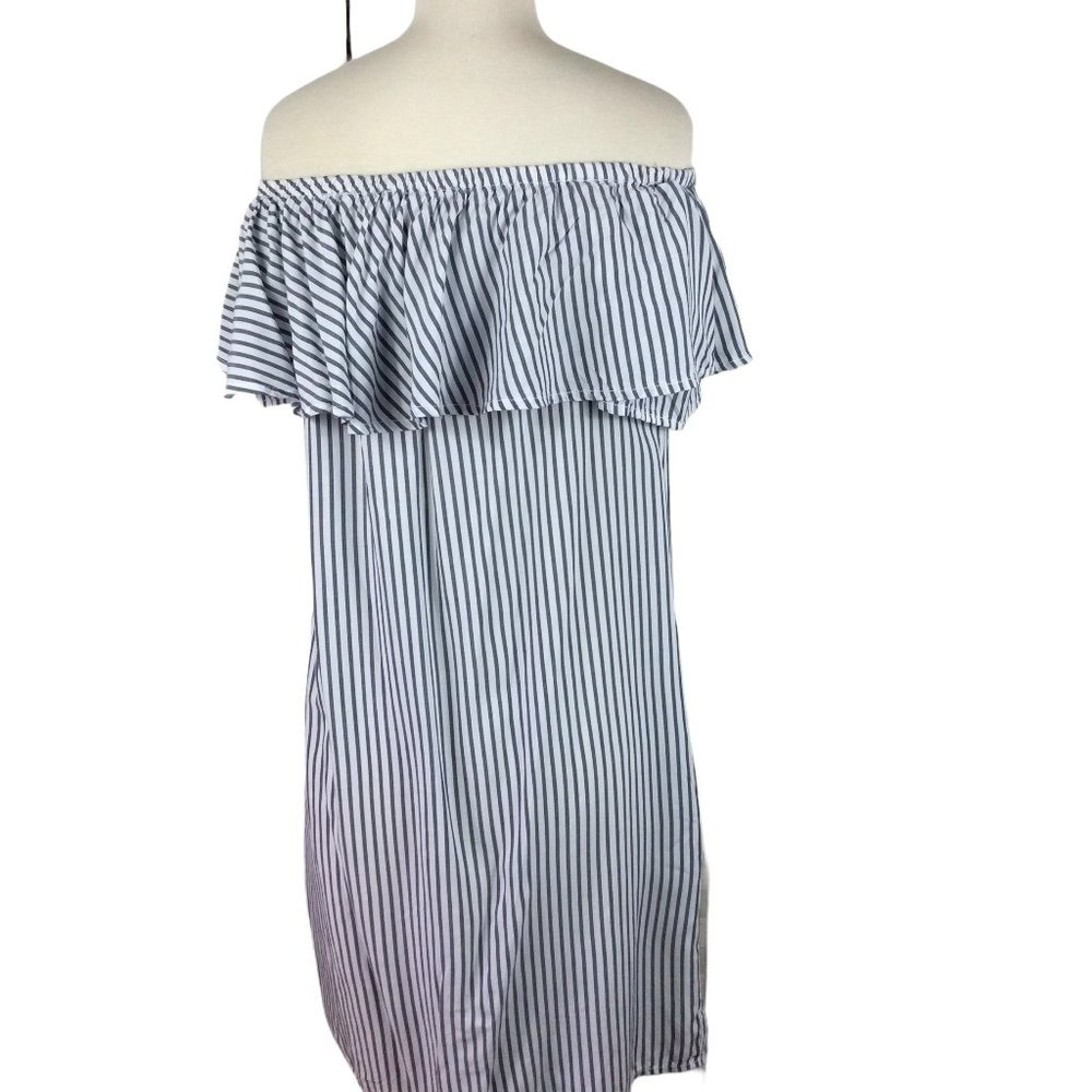Beachlunchlounge Off Shoulder‎ Dress w/pockets, S/P